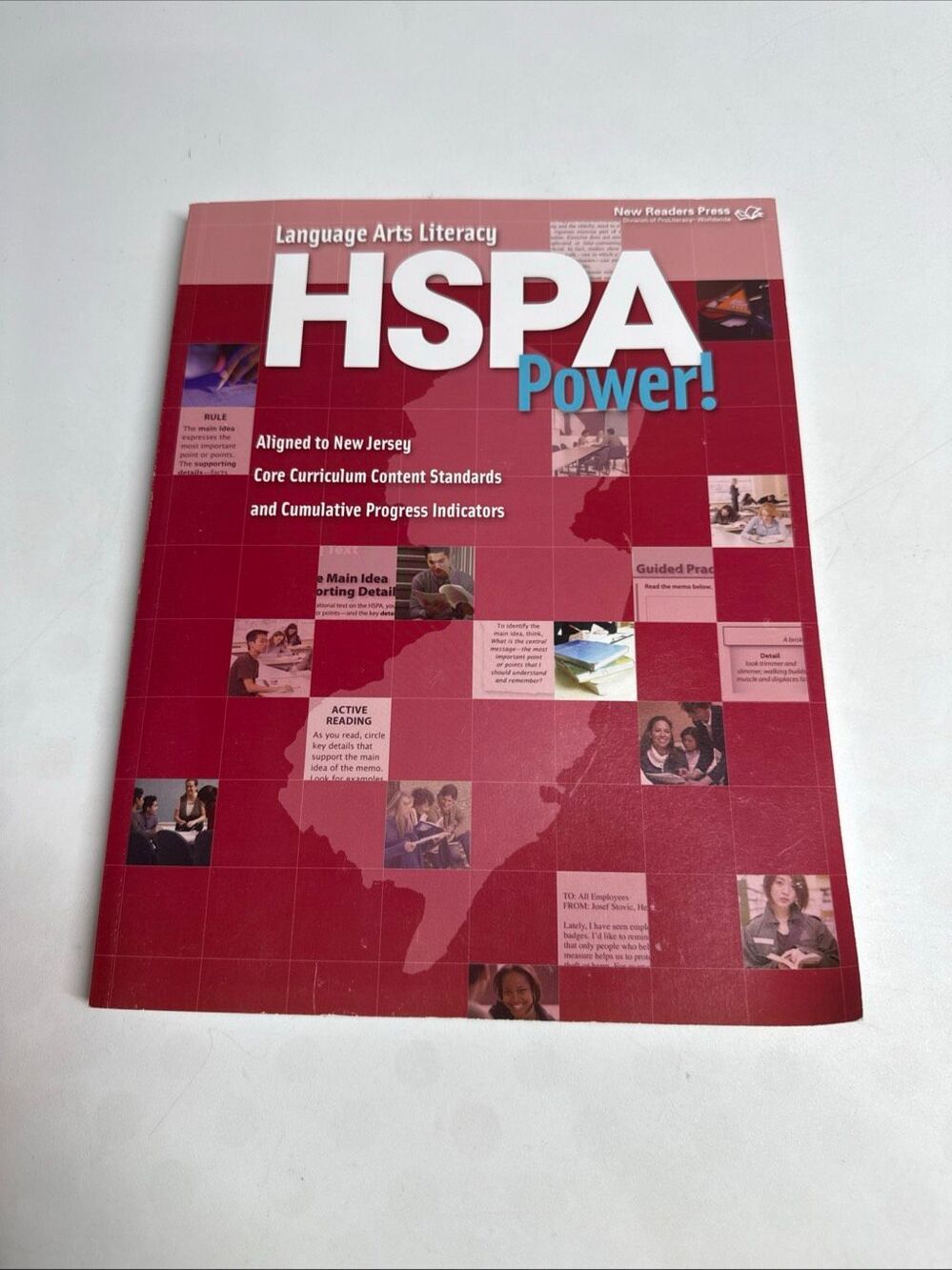 New Readers Press HSPA Power Language Arts Literacy New Jersey Test Prep Book